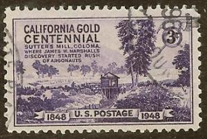 US #954 3c Sutters Mill