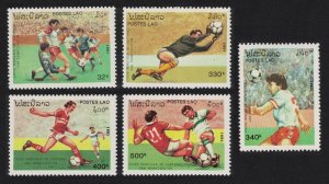 Laos World Cup Football Championship USA 5v 1991 MNH SG#1247-1251