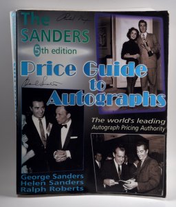 Sanders Price Autographs Guide 5th Edition Collectors Book Catalogue Referenc