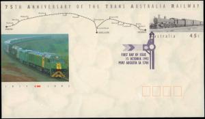 Austria, Worldwide First Day Cover, Trains