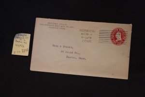 US U414b entire Norwich CT SL to Boston MA (#2343)