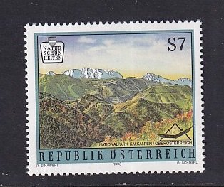 Austria   #1744   MNH  1998   scenery   7s  Kalkalpen Park