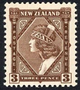 New Zealand SG561 3d Brown Single Wmk U/M Cat 18 pounds