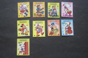 Dominica 1979 Sc 644-652 Disney set MNH