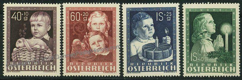 Austria Child Welfare Christmas Set Mi929-32 MNH 42940