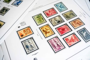 COLOR PRINTED CUBA AIRMAIL 1927-1980 STAMP ALBUM PAGES (56 illustrated pages)