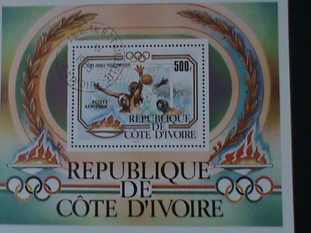 ​IVORY COAST-1983- PRE OLYMPIC GAMES-CTO S/S VERY FINE- WE SHIP TO WORLDWIDE.
