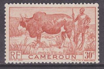 Cameroun sc#305 1946 30c Locals defin MNH