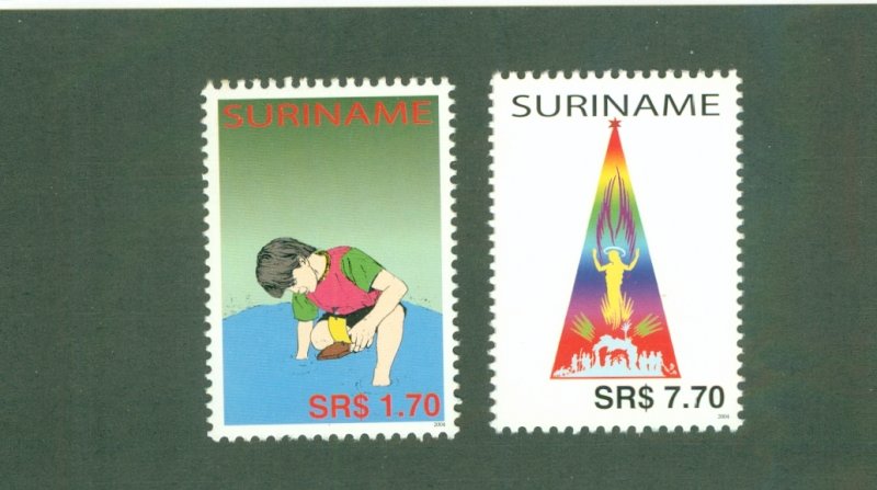 SURINAM 1319-20 MNH CV $7.65 BIN $3.85