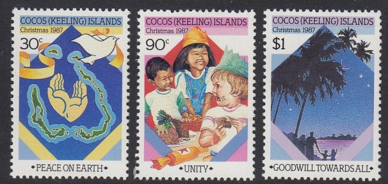 Cocos Islands 169-71 Christmas mnh