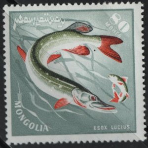 MONGOLIA 395 MNH Fish