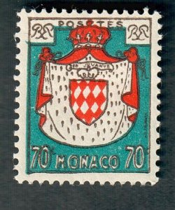 Monaco #313 Mint Hinged single