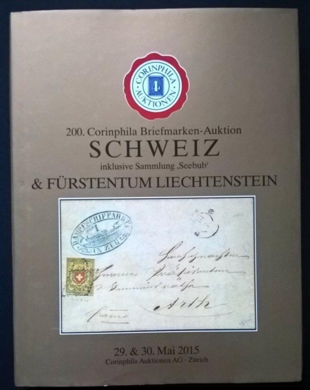  Auction catalogue SCHWEIZ Seebub Specialised Classic Switzerland Stamps Covers