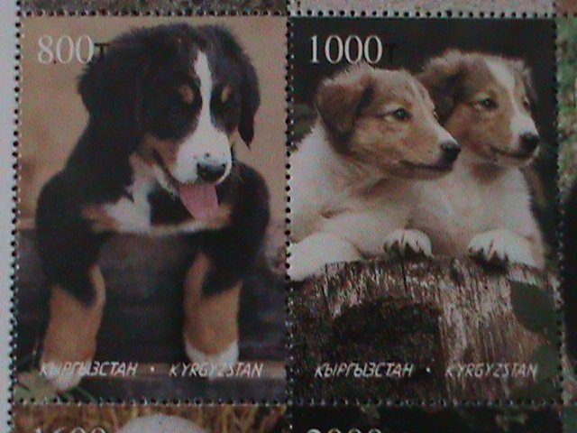 ​KYRGYZSTAN-WORLD FAMPUS LOVELY DOGS-MNH SHEET, VERY FINE-HARD TO FIND