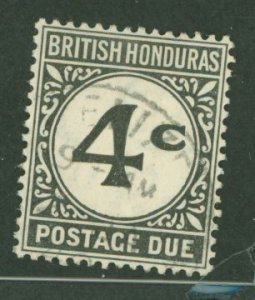 British Honduras #J3 Used Single