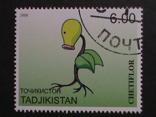 ​TAJIKISTAN -2000 LOVELY FAMPOUS POKEMON CTO FANCY POSTAL CANCEL VERY FINE