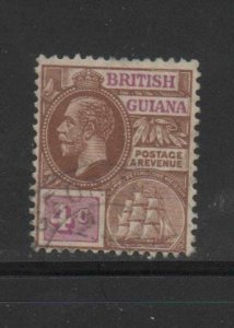 BRITISH GUINEA #180  1913  4c  KING GEORGE V    F-VF  USED  a