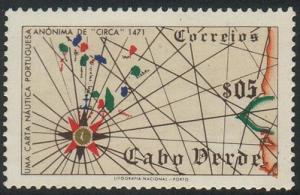 Cape Verde#277 - Map of Cape Verde Islands,1502 - MH