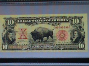 ​UNITED STATES-1901-CAT.185-BUFFALO 24K- GOLD REPLICA $10-VF-EST. $65-LAST ONE
