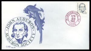 #1863 John J. Audubon Eastern FDC