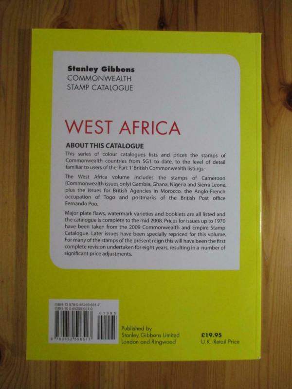 VEGAS - 2009 1st Edition - Stanley Gibbons West Africa Stamp Catalogue - CV115