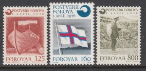 Faroe Islands 21-23 MNH VF