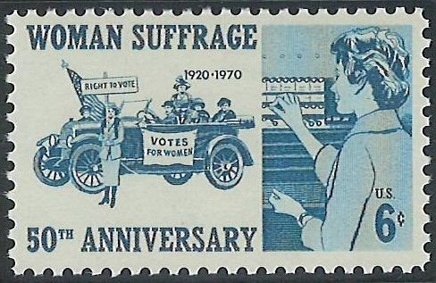 Scott: 1406 United States - Woman Suffrage - MNH