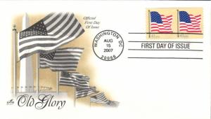 #4187 US Flag Artcraft FDC