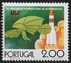 Portugal #1263 MNH Stamp - Icarus and Rocket - Space