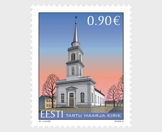 2022 Estonia St Mary's Church in Tartu (Scott 969) MNH