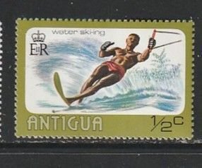 1976 Antigua - Sc 438 - MH VF - 1 single - Water Skiing