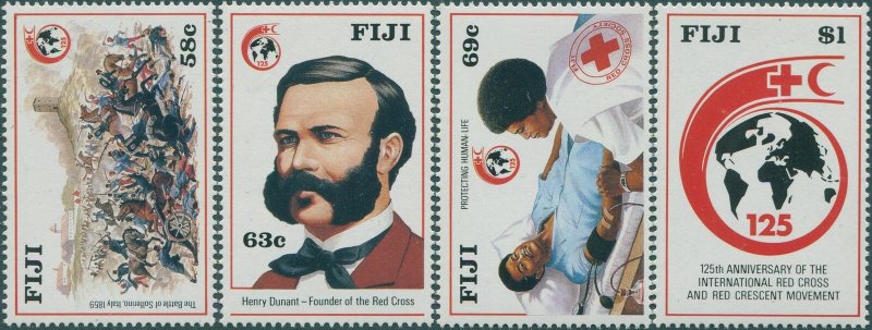 Fiji 1989 SG786-789 Red Cross set MNH