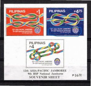 Philippines 1991 MNH Sc 2092a souvenir sheet VARIETY