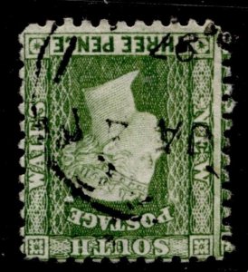 New South Wales #63 QV Wmk.55 Inverted Perf.11 X 12 Used CV$46.00