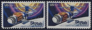 1529 - Multiple Color Shift Error / EFO Space Skylab Mint NH (Stk3)