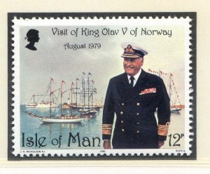 1980 Isle of Man SG179 King Olaf Set Unmounted Mint