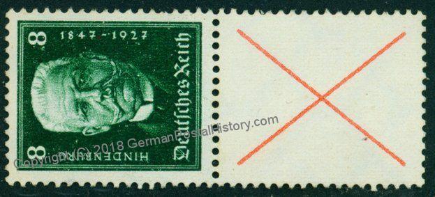 Germany Pres von Hindenburg Mi S37 MNH Zusammendruck ZSD Se-Tenant 74907