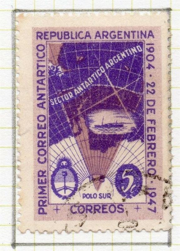 Argentine Republic 1947 Early Issue Fine Used 5c. 190152