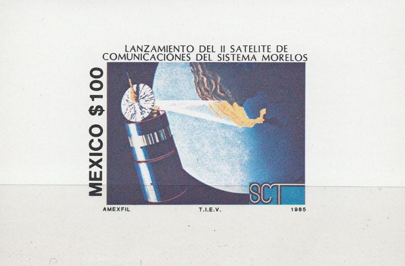 Mexico - 1985 100p Morelos M/S Sc# 1423 - (1511)