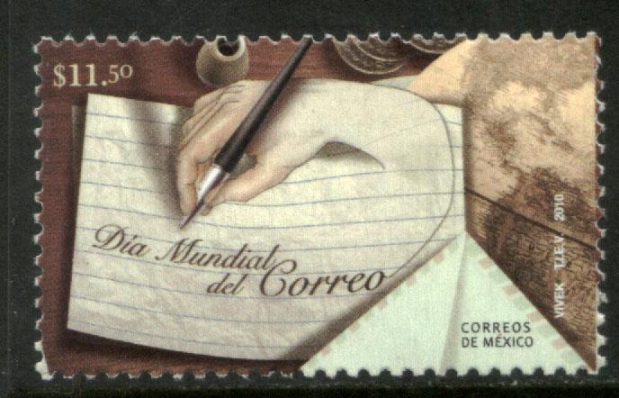 MEXICO 2698 World Post Day. MINT, NH. VF.