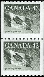 CANADA   #1395 MNH COIL PAIR (1)