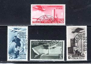 Italy #C62-C65   VF   Used   CV $1193.00   .....   3001121