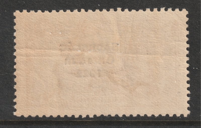 Ireland a GB 2/6 with 1922 overprint MH