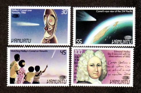 Vanuatu 422-425 Mint NH MNH Halley