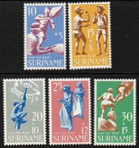 Suriname Sc #B157-B161 Mint Hinged