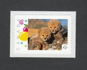 CHEETAH CUBS = Wild Cat = Gepard = Picture Postage stamp MNH Canada 2014 p5-b4/2