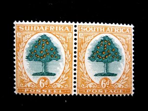 SOUTH AFRICA - SCOTT# 25 - PAIR - MH - CAT VAL $42.50