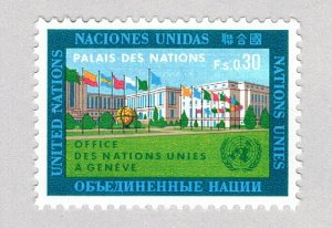 UN Geneva 4 MNH Palais des Nations 1969 (BP83718)