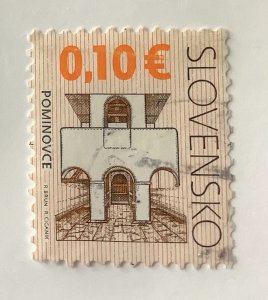 Slovakia 2009 Scott 561 used - 0.10€, Cultural Heritage, Altar, Pominovce