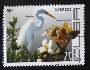 CUBA Sc# 5208  FLORA & FAUNA  flowers 75c   2011  used cto
